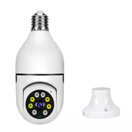 กล้องวงจรปิด V380 Pro กล้องวงจรปิดหลอดไฟ 8MP Wireless PTZ Eye Protection Light Bulb 1080P WiFi Night Vision เสียงสองทาง IP security Camera For House พร้อมโหมดกลางคืน กลางแจ้ง กันน้ำ กล้องวงจร 360°PTZ Control CCTV Camera with Alarm