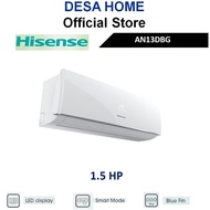 [FREE DELIVERY] HISENSE AN13DBG 1.5HP R32 NON INVERTER AIR CONDITIONER