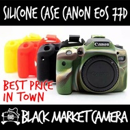 [BMC] Silicone Shockproof Soft Protective Anti-Slip DSLR Camera Case Cover For Canon EOS 77D