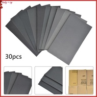 [sg]30pcs Wet Dry Sandpaper 400 600 3000 800 1000 1200 1500 2500 Grit Sandpaper Wet