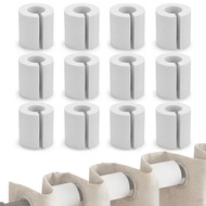 LI Drapery Spacers Snaps On Feature for Easy Install Curtains Remain Full Functional Fit Most Curtai
