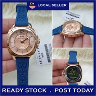 [100% Original & Free Bracelet] Coach Mini Boyfriend Rubber Strap Women Watch Watches Jam Tangan Wan