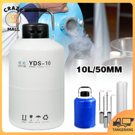 Tangki Nitrogen Cair 10L Liquid Nitrogen Barrel Biological Container Liquid Nitrogen Tank