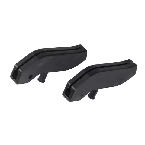 1 Pair Durable Car Rear Parcel Shelf Support Brackets 3D Printed Black Plastic Brackets Holders For 