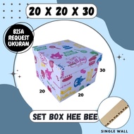 Birthday Box 20x20x30 / 20x20x20 / 20x20x10 Happy Birthday Gift Box Birthday Cardboard Hampers