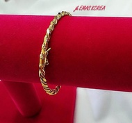 GELANG PINTAL EMAS KOREA Bangle pintal golden plated