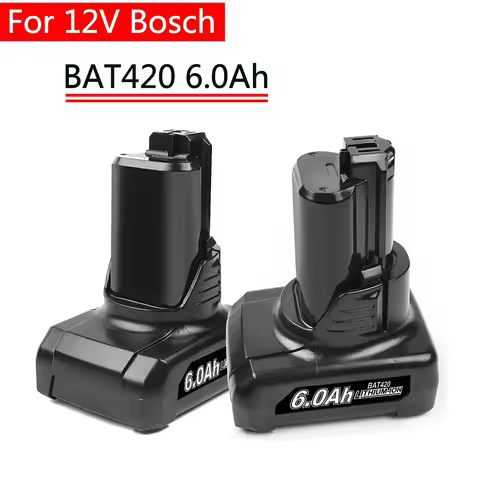 12V Bosch 6,0 Ah Li-Ion BAT420 Ersatz Batterie für Bosch BAT411 BAT412 BAT413 BAT414 10,8 V Batterie