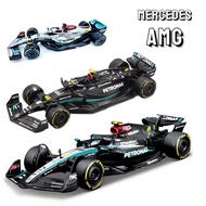 Bburago 1:43 F1 Mercedes-AMG Full Range W13 #44 #63 W14-44/63 W15-NO.44 NO.63  Alloy Toy Car Model S