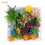 TOBE2 Green Desktop Bedroom Fake Plants DIY Artificial Succulents Plants