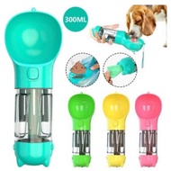 DOG WATER BOTTLE 4 IN 1 PORTABLE - PORTABLE DOG DRINKING BOTTLE - DRINKING BOTTLE