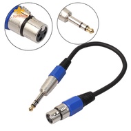 35cm Stereo Microphone Adapter Cable 6.5 Mm 1/4 Inch To XLR Speaker Mic Cable 6.35mm 1/4inch Male To