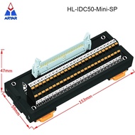 【New and Improved】 Idc50 Relay Terminal Board 2.54mm Double Horn Plug Line I/o Module Plc Control Cable