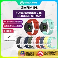 【𝟮𝟰𝗵𝗿 𝗦𝗵𝗶𝗽】Garmin Forerunner 745 Strap Replacement Band Silicone Strap Garmin Strap Replacement Garmin F745 Strap