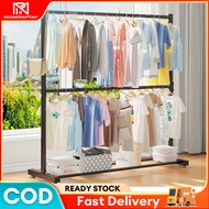 roomcraft.my/2Layer Steel Structure Hanging Organizer Rack/rak baju/ampaian baju/Cloth Clothes Rack/