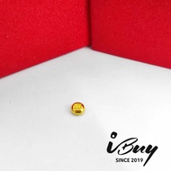 IBUY 100% 999.9 Gold 1 Gram Gold Bean 24K (999.9)/ 一克金豆 足金 999.9