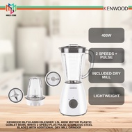 Kenwood BLP10A0WH Blender Motor Plastic Goblet Bowl 2 Speed plus Pulse Stainless Steel Blades BLP10.