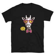 Hipster Giraffe Short-Sleeve Unisex T-Shirt