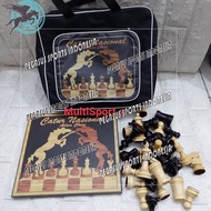 NATIONAL CHESS FOLDING CHESS WOODEN CHESS