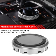 Car Crystal Multimedia Button Knob Cover Sticker Trim for BMW 3 8 Series G20 G28 X5 X6 X7 G05 G06 G0