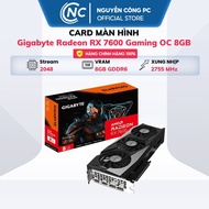 Gigabyte Radeon RX 7600 Gaming OC 8GB Video Card -
