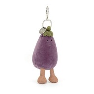 Jellycat 茄子bag charm