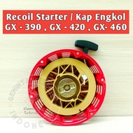 Recoil starter GX390 GX420 GX460 5000 Watt - 7500 Watt Generator Crank Hood/ GX390 Recoil Starter Ge