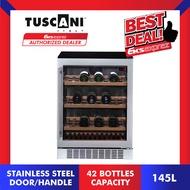 Tuscani BELLONA 45(SS) 145L Wine Cellar / Wine Chiller / Wine Cooler (42 Bottles)