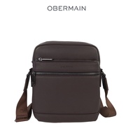 OBERMAIN Synthetic Leather Sling Bag OBC452P1 Brown
