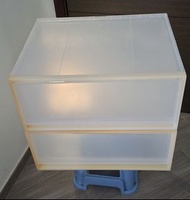 Muji 無印良品pp 膠儲物櫃櫃桶