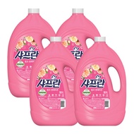 Saffron Fabric Softener Pink Sensation 3.1L x4 / Container Large Capacity Liquid Fabric Softener