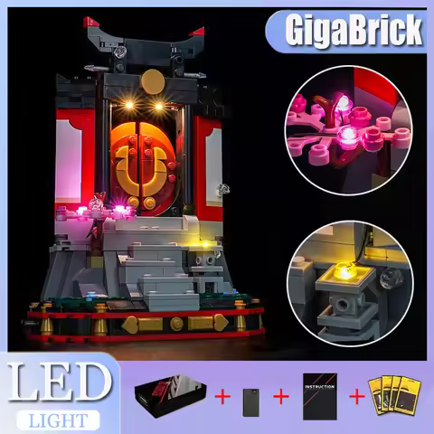 luxury quality LED Lighting Set for Lego 71866 Ninja Character Display (Only Led Light) Perfect Fit 