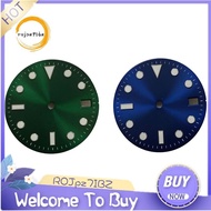 NH35 Watch Dial 29mm Sun Pattern Dial Green Luminousdial for Japan NH35 Movement Watch Accessories