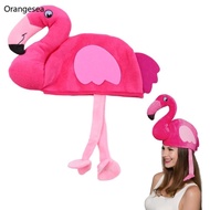 Orangesea Creative Funny Flamingo Hat Adult Unisex Thanksgiving Bucket Hat Carnivals Hat