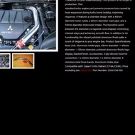 (Halfcut) 4B11T Ralliart Colt Speed Upper Intercooler Pipe UICP