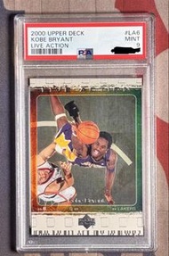 2000 Upper Deck Kobe Bryant Live Action PSA9 NBA card 籃球球星卡 球員卡