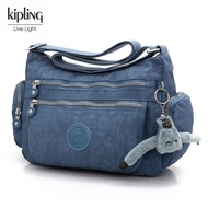 ใหม่กระเป๋าผ้าไนลอนลำลอง Kipling กระเป๋าหลายใบกระเป๋าผู้หญิงกระเป๋าสะพายข้างกันน้ำเดินทางขนาดกลาง