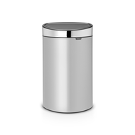 Brabantia Touch Bin New XL, 40 L - Metallic Grey