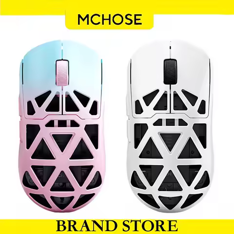 MCHOSE AX5 Wireless Gaming Mouse 8KHz Polling PAW 3395 Optical Sensor 56g 2.4GHz/BT/Wired Tri-Mode 1