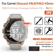 2PCS HD Full Screen Curved Edge Full Coverage Protector Film For Garmin Descent Mk3i Mk3 – 43mm Smar