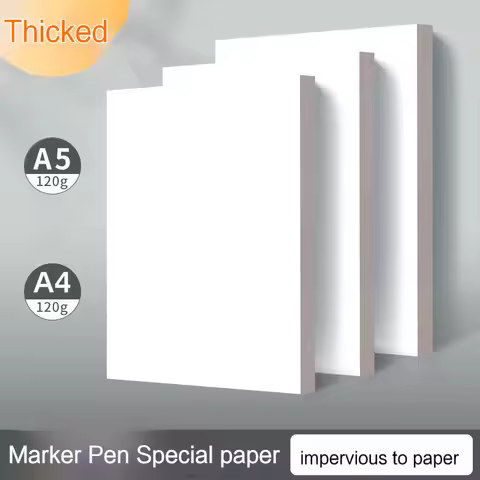 A5/A4 Artist Drawing Paper 120gsm 20/50Pcs Marker Pen Paper Opaque Color for Cartoon Animation Paint