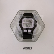 BS AIKE 12pcs 1983 Square Face Assorted Unisex Waterproof Watch (BOX of 12) with Free Cases