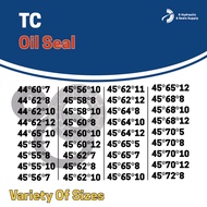 NBR TC OIL SEAL 44,45 (ID) OIL SEAL NBR TC (TC44X60X7/44X62X8/44X62X12/44X65X10/44X62X10/45X85X12/45