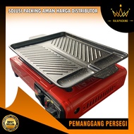 Panggangan Persegi TD Anti Lengket - Alat Bakar Sate Ayam Ikan BBQ Murah