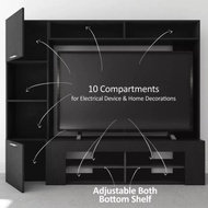 Rak TV modern | TV storage | TV cabinet | Rak TV besar | Media storage | TV rack | Kabinet TV murah