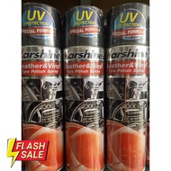 น้ำยารักษาเครื่องหนังแเคลือบเงา Karshine Leather&amp;Vinyl Tyre Polish Spray (UV Protection) ขนาด 500ml #ลบรอยขีดข่วน #น้ำยาลบรอยรถยนต์ #ครีมขัดสีรถ  #น้ำยาลบรอย  #ครีมลบรอย