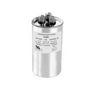 40+5 uf MFD 370/440 VAC Dual Run Round Capacitor, Penggantian Kapasitor AC Universal untuk Penyaman 