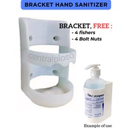 Shelf for Wall-Mounted Hand Sanitizer Bracket and Antiseptic Hand Washing Soap Bracketcp