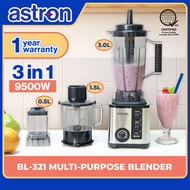 Astron BL-321 | Multi-Purpose Blender | 3 in 1 | 9500W