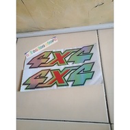 TOYOTA 4x4 stickers for cars HiluxTOYOTA ( hologram )