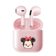 Disney Tai Nghe F12 Tai Nghe Bluetooth Mini Tai Nghe Gắn Tai Không Dây Chính Hãng Với Ốp Lưng Hoạt H